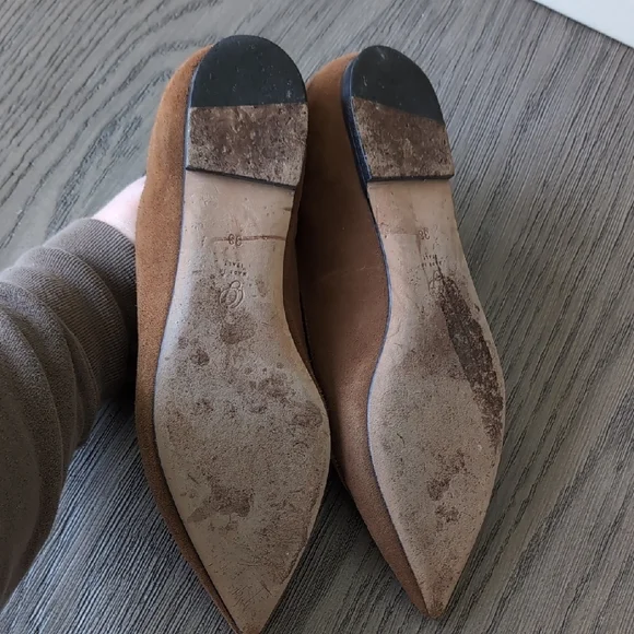 M. Gemi Women's Brown Suede Flats - Picture 6 of 6